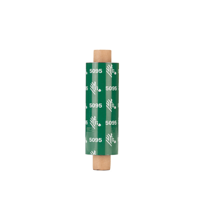 Zebra 5095 Resin Ribbon, 2.5" x 244', 0.5" Core, 12 Rolls per Case - 05095GS06407-EA - official Zebra product image