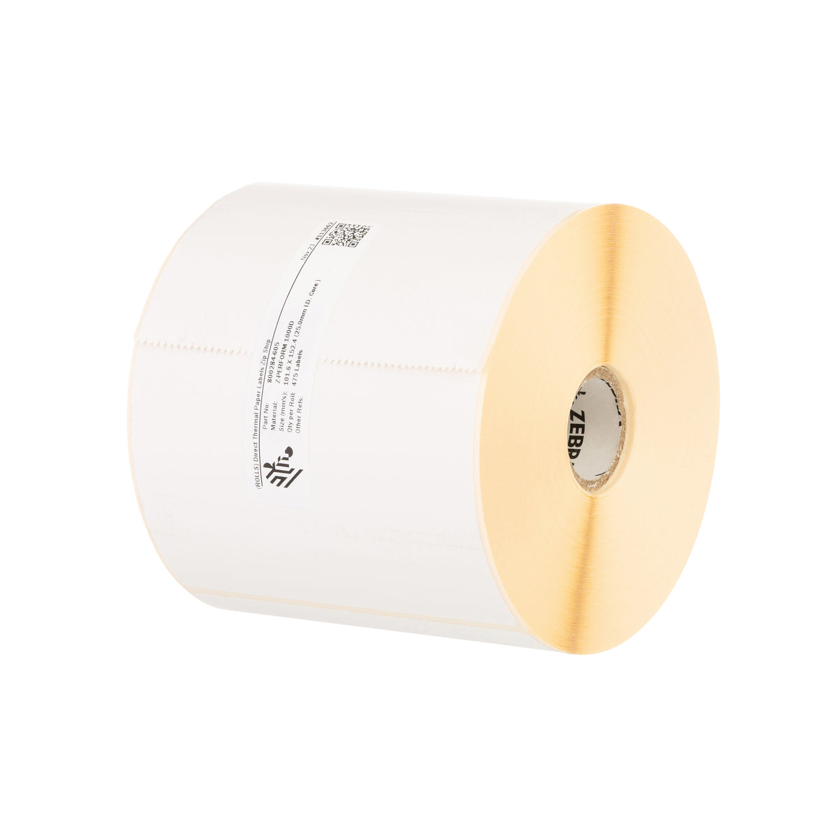Zebra Z-Perform 1000D 4" x 6" Direct Thermal Shipping Labels – For Industrial Printers, 4 Rolls - official Zebra product image