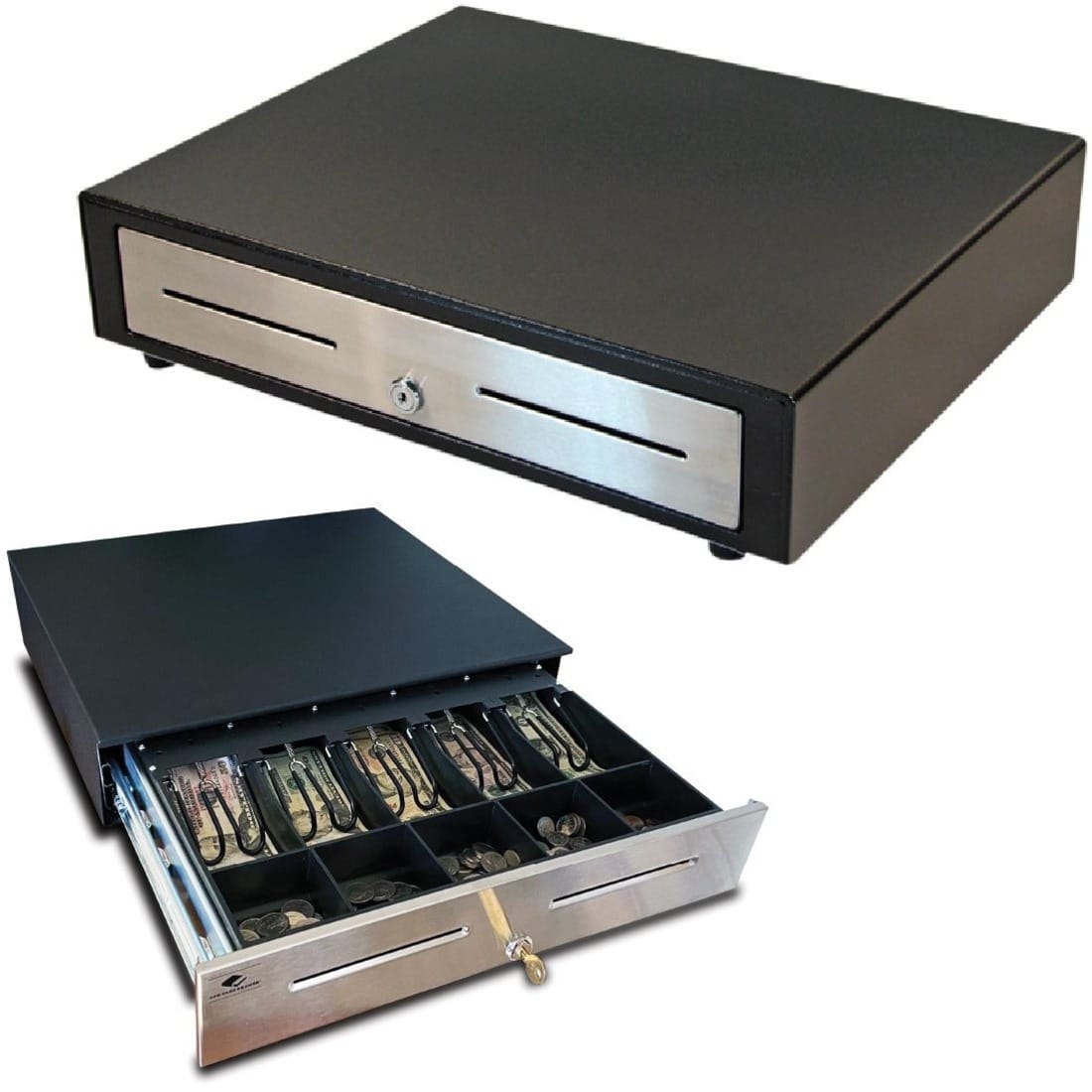 APG Vasario Cash Drawer Ss Front, 18.9X15.2, Seattle - VBS320-1-BL1915