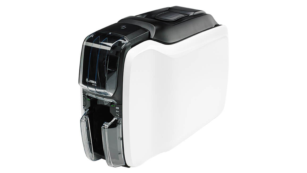 Zebracard, Printer, ZC100, Single Sided, Us Cord, USB & Ethernet, Windows Driver