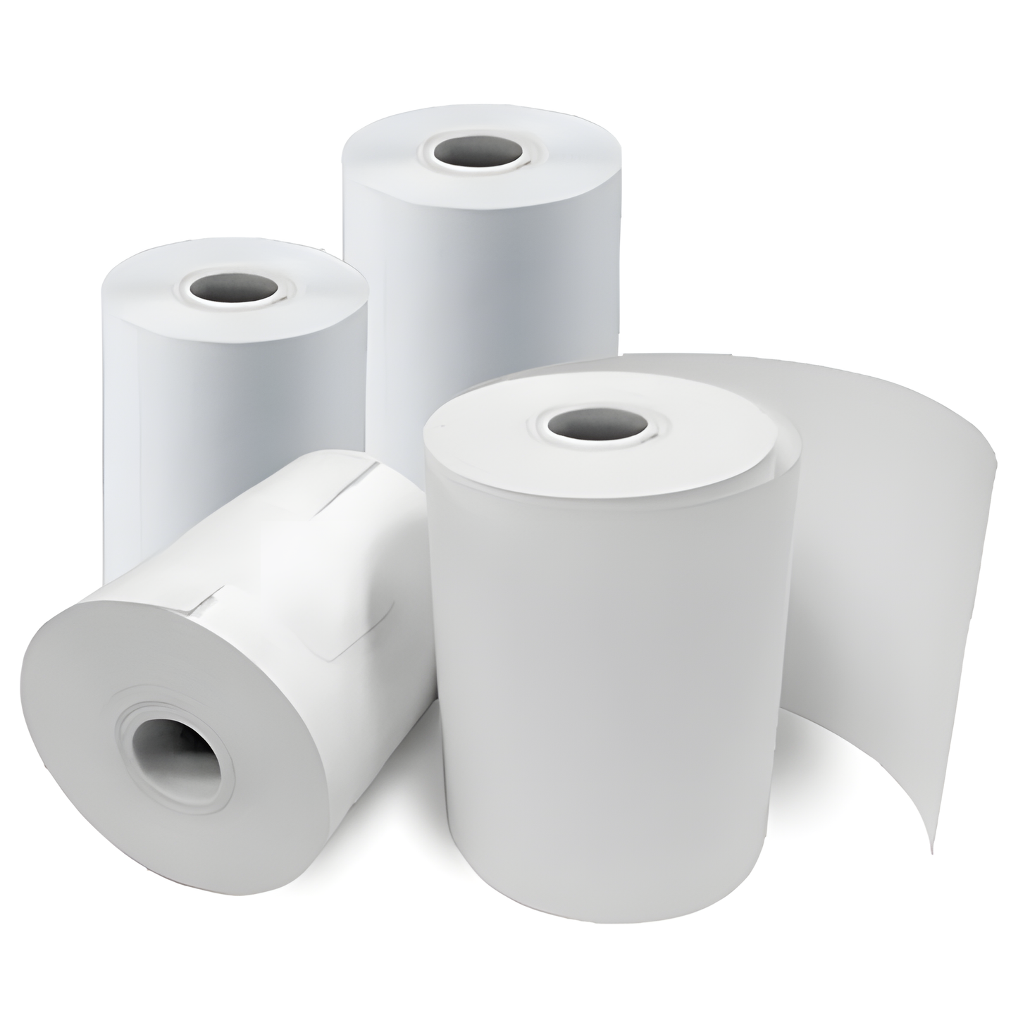 ThermaMark 3" X 100' Carbonless Receipt Paper – 2-Ply White/Canary, 50 Rolls (RPC3.0-100-2P)