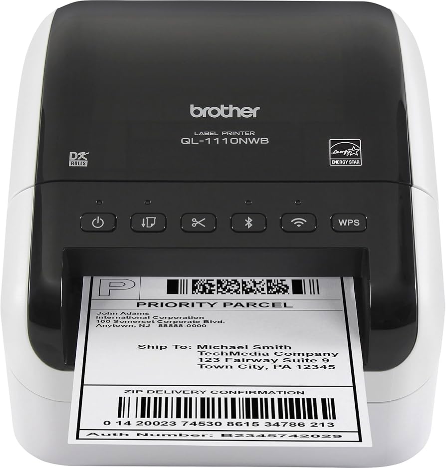Brother QL-1110NWB Wide Format Professional Label Printer with Multiple Connectivity