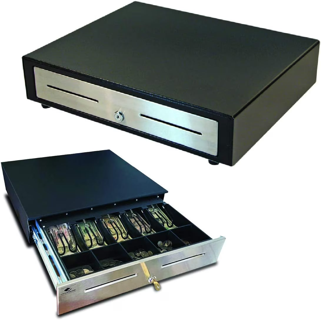 APG Series 4000 Cash Drawer 18" x 16" | MultiPRO Interface, Stainless Front, Heavy-Duty POS Drawer