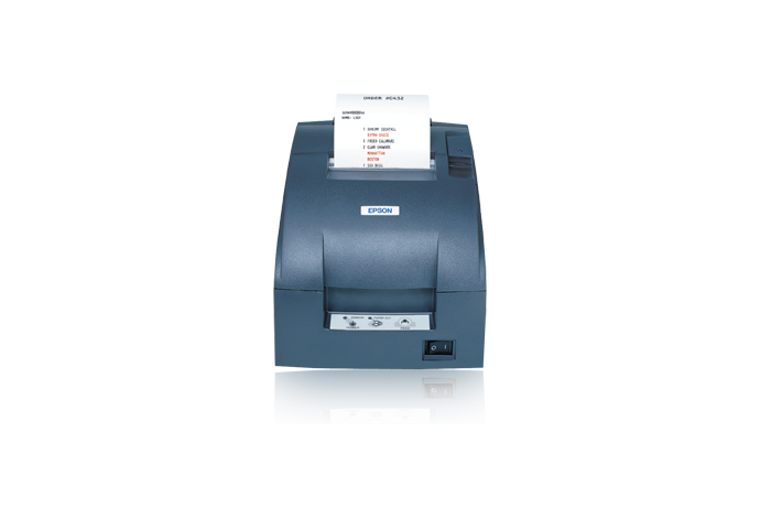 Epson TM-U220PB Dot Matrix Receipt Printer Parallel Epson Dark Gray Autocutter Power Supply Included (C31C517653) - official Epson product image