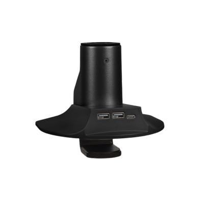 HAT Design Works, Snap On Charging Cap for Single Top Down Mount, Black