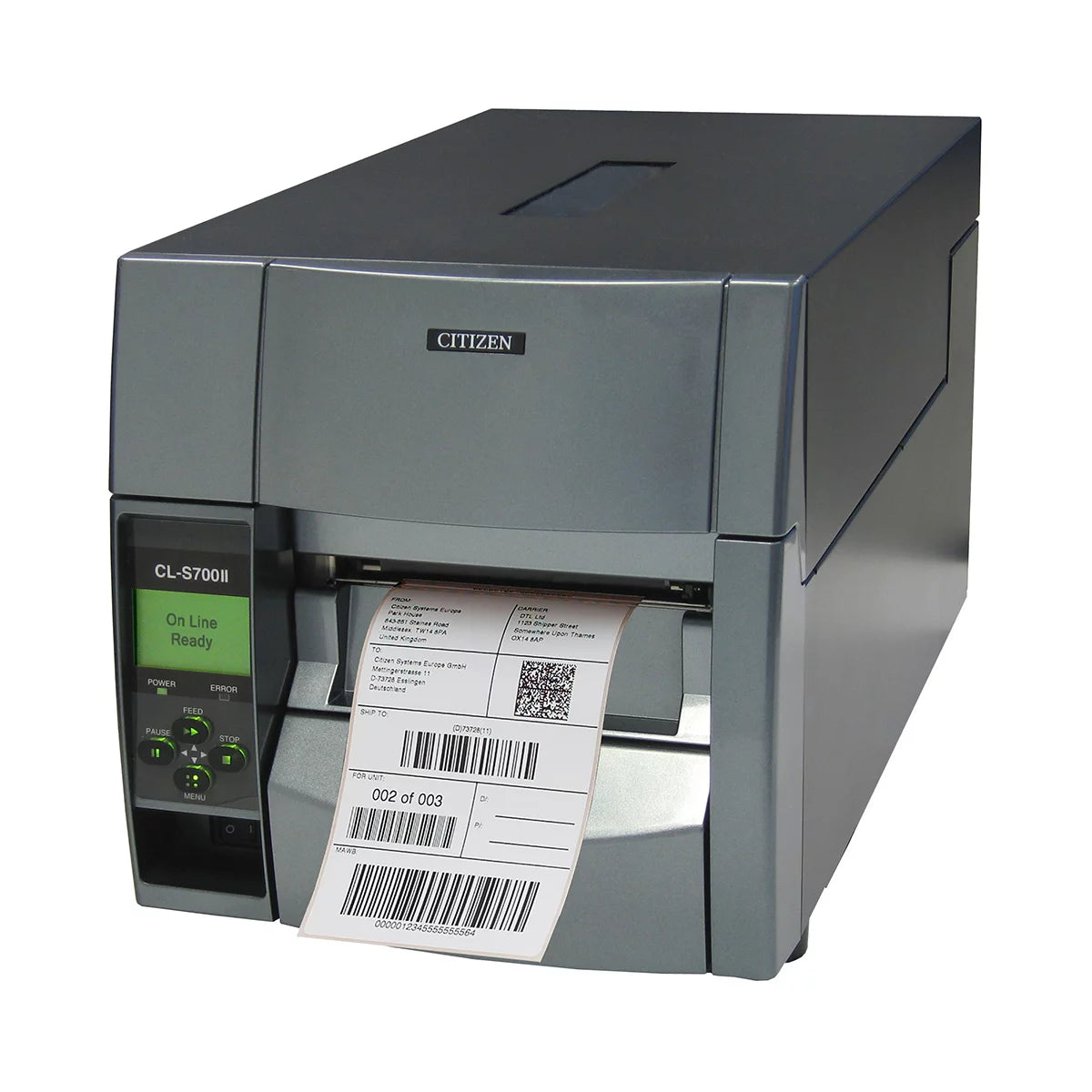 Citizen, CL-S703III Industrial Label Printer, DT/TT 300 DPI
