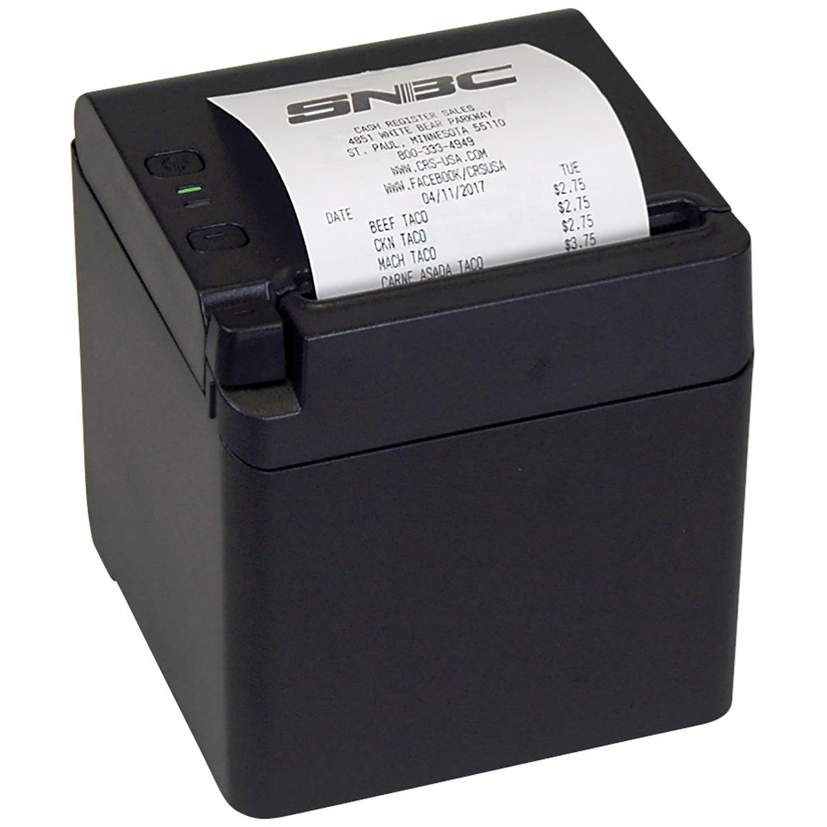 SNBC BTP-S80 Thermal Receipt Printer - Black, USB + Bluetooth
