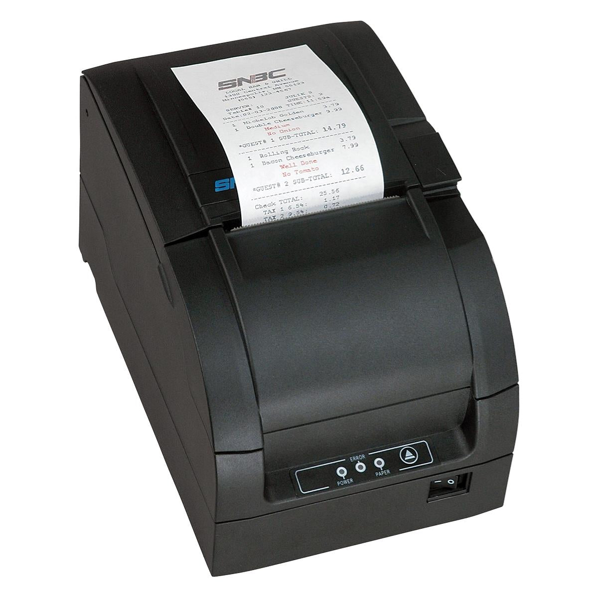 SNBC BTP-M300A Impact Receipt Printer with Auto-Cutter (USB, Serial, Ethernet, Black)