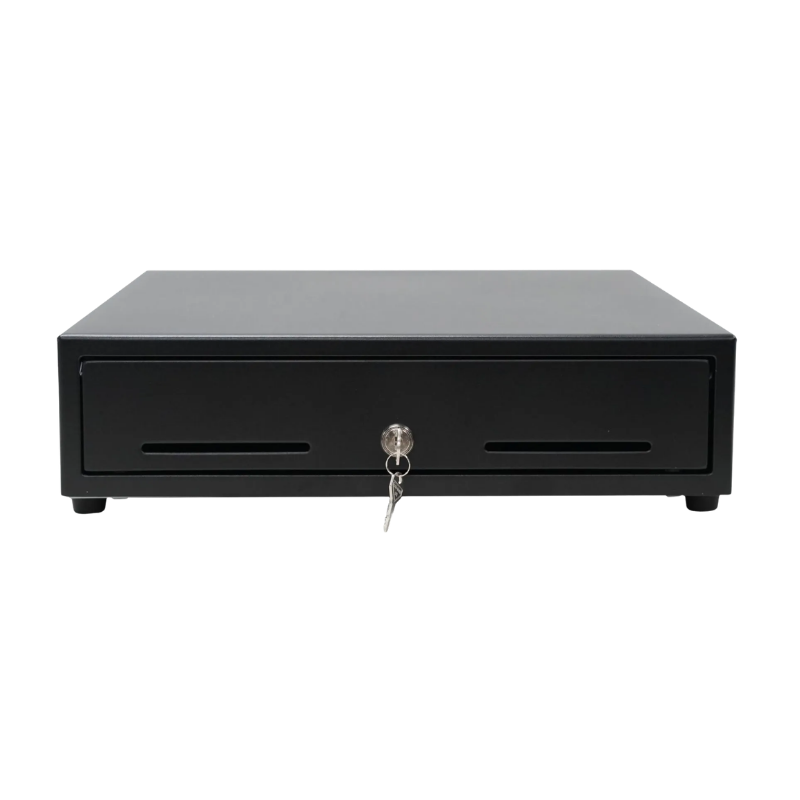 Star Micronics Cash Drawer, CD5-1817BK559-S1, Max Cash Drawer, Black, 18WX17D, Printer Driven, 5BILL-5TO9COIN, One Media Slot, CD1 Cable Included