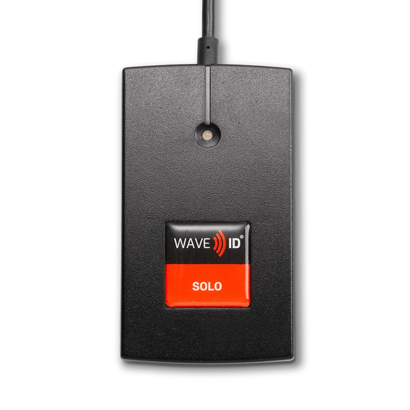 rfIDEAS WAVE ID Solo RDR-7581AKU USB RFID Card Reader (13.56MHz, CSN, HID) (RDR-7581AKU)