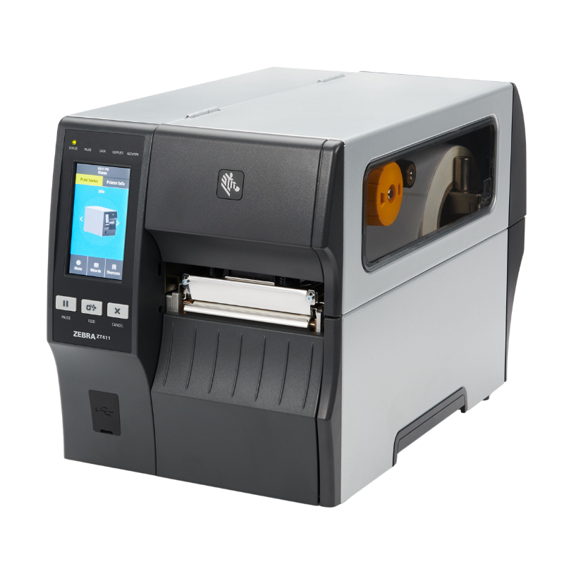 Zebra ZT411 RFID Industrial Label Printer – 4" Thermal Transfer, 300 DPI, Usb/ethernet/bluetooth