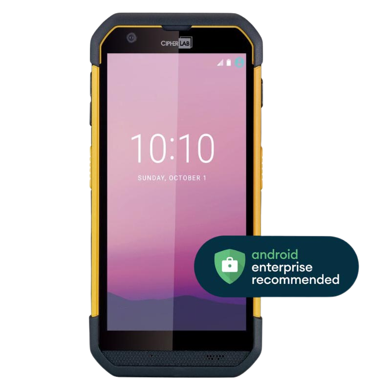CipherLab RS36 Mobile Computer (Android 12, 2D Barcode Scanner, Wi-Fi 6, NFC, 4GB/64GB)
