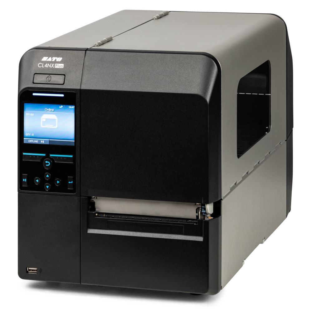 Sato CL4NX Plus 203DPI 4.1" Thermal Transfer Printer LAN/USB/Ser With RTC (WWCLP1001-NAR)
