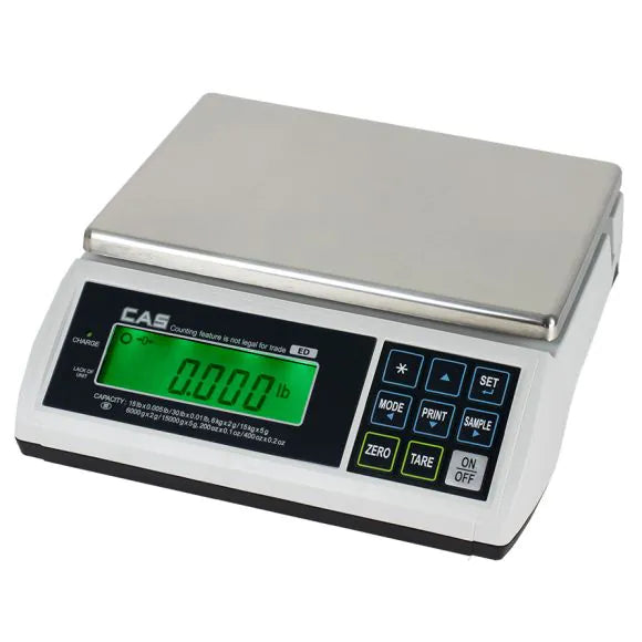 CAS ED-15 Multifunction Bench Scale, 15 lb capacity
