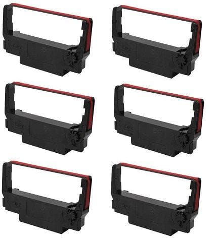 ThermaMark, Consumables, Black/Red Ribbon, Compatible for SP700, RC700BR, 6 Ribbons per Case, Priced per Case, Oem 30980721