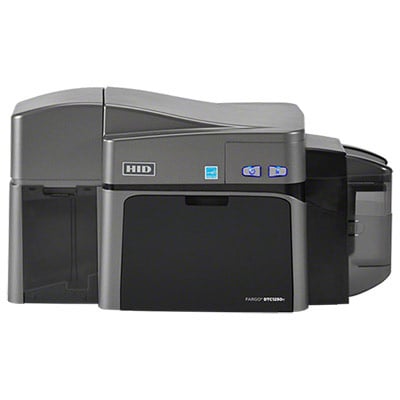 HID Fargo DTC1250E(NA) Base Model, Dual Sided Printer with USB and Ethernet and Internal Print Server, 3YR Warranty with Registration. - 050120