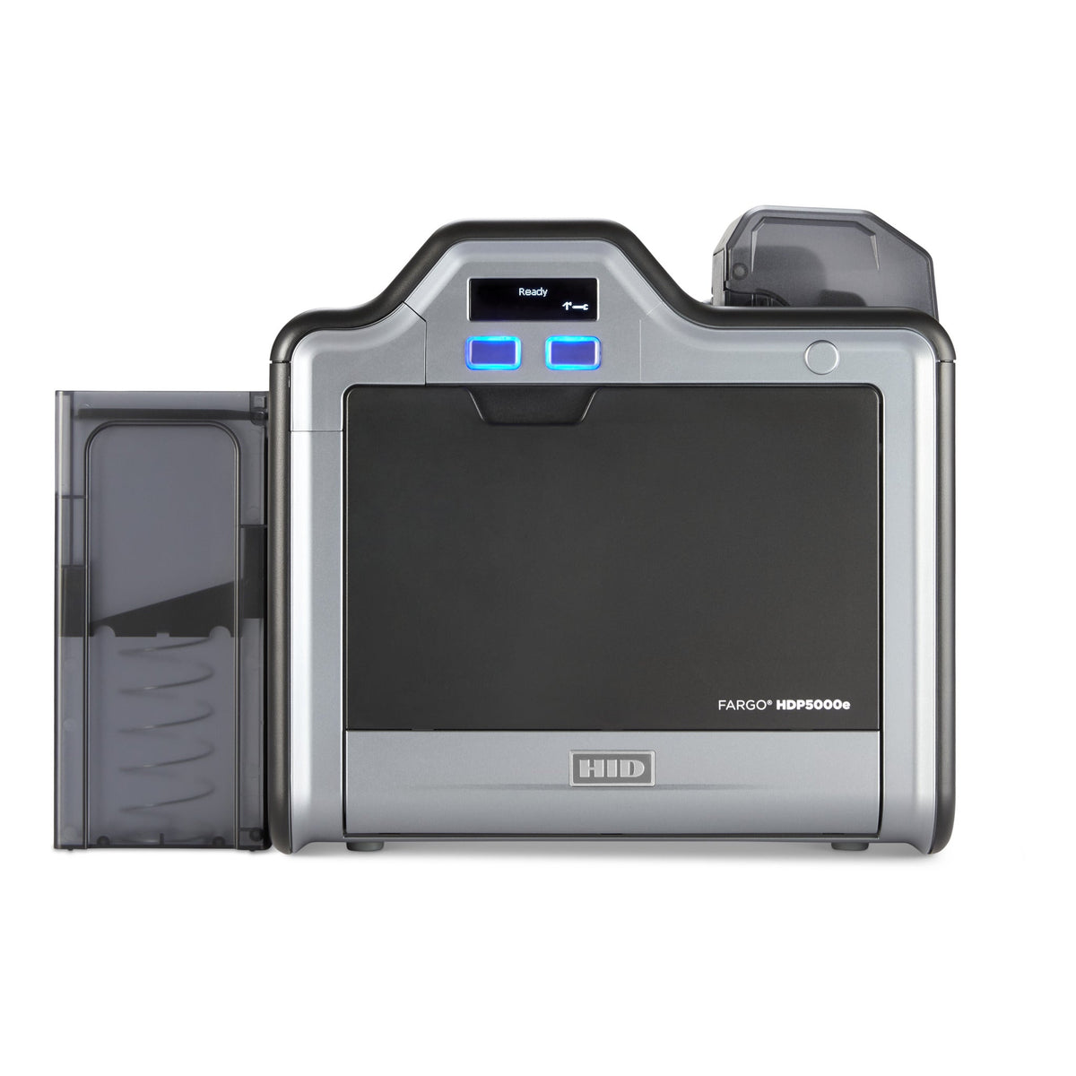 HID Fargo HDP5000E SINGLE-SIDE Printer: Base Model 4 Yr Warranty Lifetime Print Head Warranty - 096600