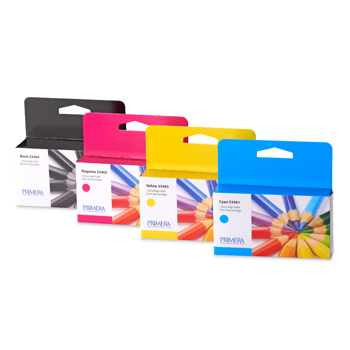 Primera LX1000 LX2000 high-yield pigment CMYK ink multipack (053465)