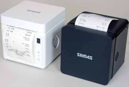 SAM4s GCUBE Compact Thermal Receipt Printer - Black, USB, Serial, Ethernet