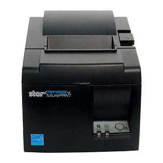 Star Micronics TSP143IIIBi2 gray Bluetooth thermal receipt printer 39474710