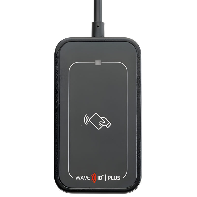 rf IDEAS WAVE ID Plus Mini Keystroke iCLASS ID/SE/Seos USB Reader - RDR-80031BKU-V2