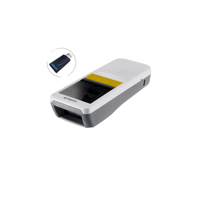 Unitech MS926P, 2D Area Imager, General Purpose, USB, Pocket, RF, White, IP42, Includes Cradle, USB Dongle