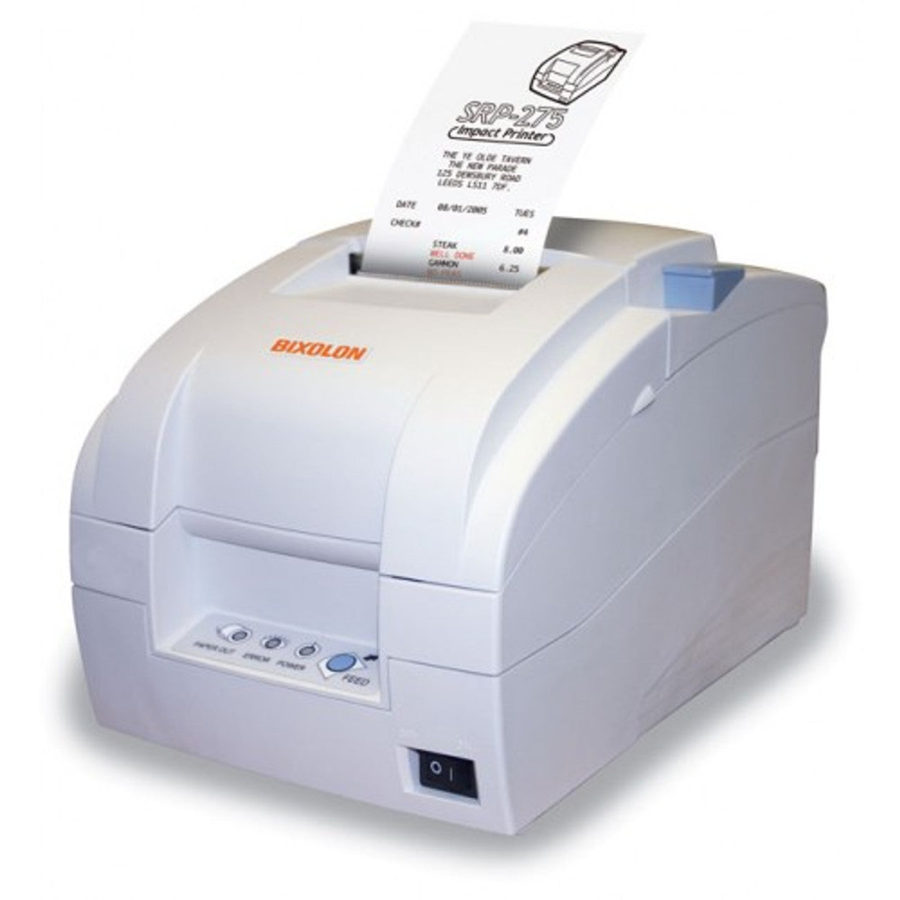 Bixolon, SRP-275, Printer, Impact, White, Ser, USB, Ethernet, Auto Cutter, Power Supply, 3 Year Warranty