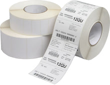 Thermamark, Consumables, Topcoated Freezer Grade Adhesive Paper Label, Direct Thermal, 4" X 2", 1" CORE, 5" OD, 1240 Labels PER ROLL, Perforated, 6 R