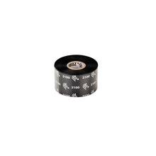 Zebra 2100 Wax Ribbon, 40MM x 450M, 1.57" x 1476', 1" Core, 12 Rolls per Case - 02100BK04045 - official Zebra product image
