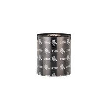 Zebra 2100 Wax Ribbon, 89MM x 450M, 3.5" x 1476', 1" Core, 12 Rolls per Case - 02100BK08945 - official Zebra product image