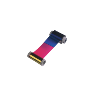 HID Fargo Consumables Premium Black With Cleaning Roller Cartridge Ribbon DTC1000/DTC1000m/DTC4000 Compatible 1000 Images Priced Per Roll ('045101)