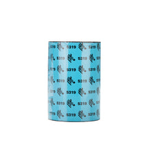 Zebra 5319 Wax Ribbon, 83MM, 3.27" X 1476, 1" Core, 6 Rolls per Case - 05319BK08345 - official Zebra product image