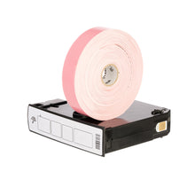 Zebra Pink HC100 and ZD510 Z-BAND Fun Polypropylene Wristband Cartridge, Direct Thermal, 1" X 10", Perforated, 350 Wristbands per Cartridge, 6...