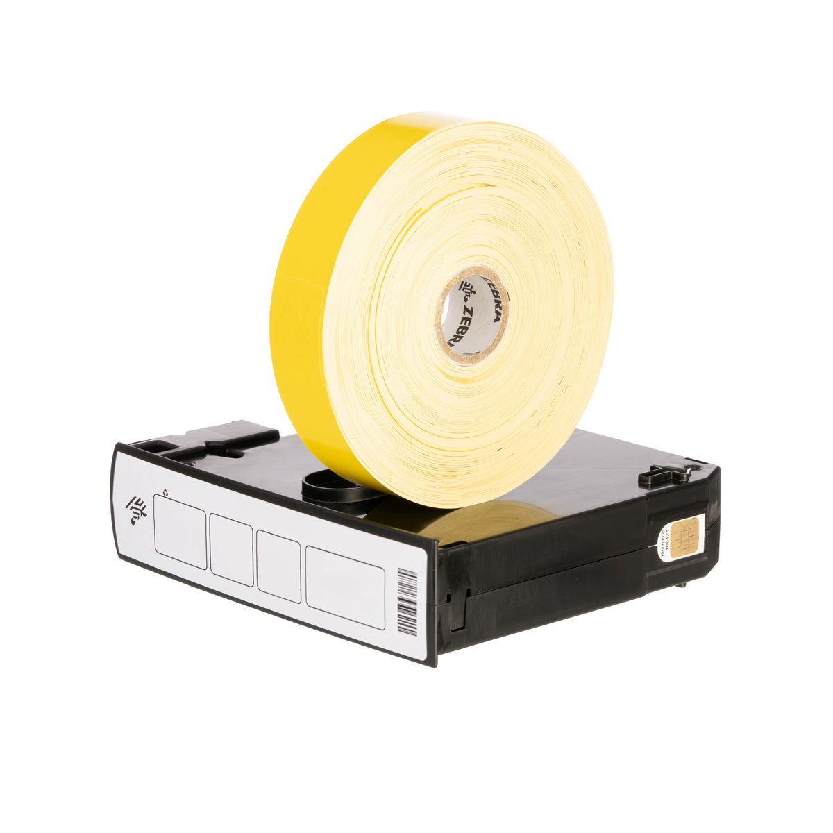 Zebra Z-Band Splash Wristbands 1"x10" 350 Bands per Cartridge 6 Cartons per Case-Yellow (10012717-2K) - official Zebra product image