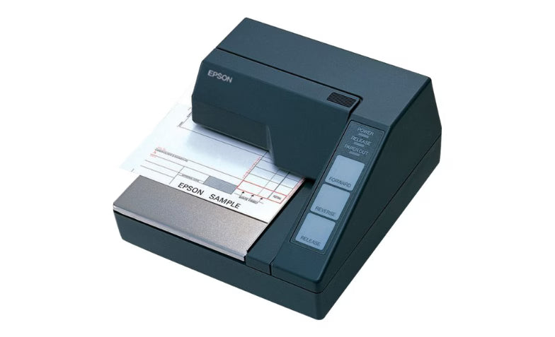 Epson TM-U295- 292, Dot Matrix Slip Printer, Serial, Dark Gray, Requires Power Supply and Interface Cable (C31C163292)