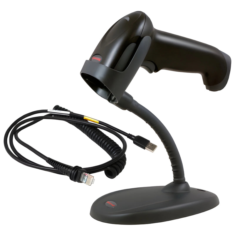 Honeywell Voyager 1250g 1D Barcode Scanner Kit – USB with Stand (1250G-2USB-1-N)