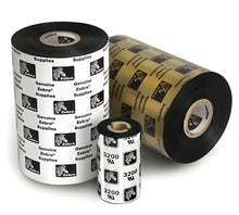 Zebra 1600 Wax Ribbon 110mm x 300m (4.33" x 984') – Thermal Transfer Ribbon (Case of 24)