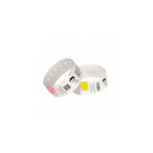 Zebra, Consumables, Yellow HC100 And ZD510 Z-band Fun Polypropylene Wristband Cartridge, Direct Thermal, 1" X 10", Perforated, 350 Wristbands Per Car