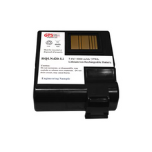 GLOBAL TECHNOLOGY SYSTEMS, GTS, MOBILE SCANNER AND PRINTER, ZEBRA, QLN420, OEM PART # P1050667-016, CAPACITY 5000, VOLTAGE 7.4