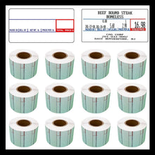 CAS LST-8000 Scale Labels 58mm x 30mm – 1000/Roll (Non-UPC)