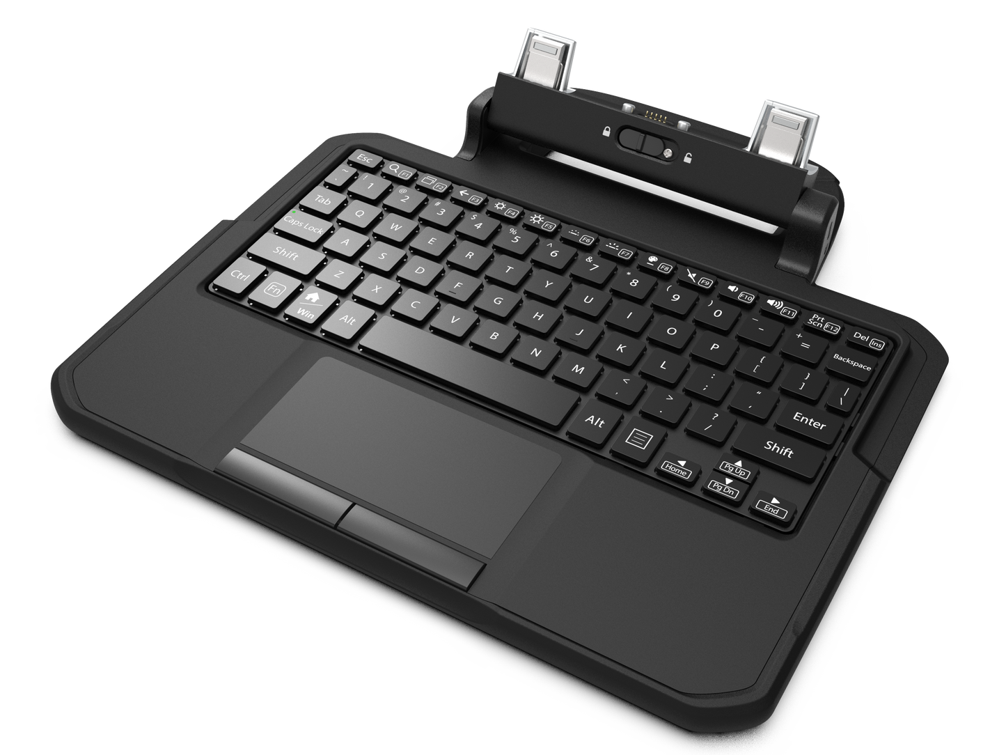 Zebra Evm, Et6x 2-in-1 Attachable Rugged 78 Keys Keyboard With Multi-color Dimmable Backlight, Us English