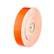 Zebra Orange Z-BAND Fun PolyPropylene Wristband, Direct Thermal, 1" x 10", 3" Core, 8" OD - 10012714-6
