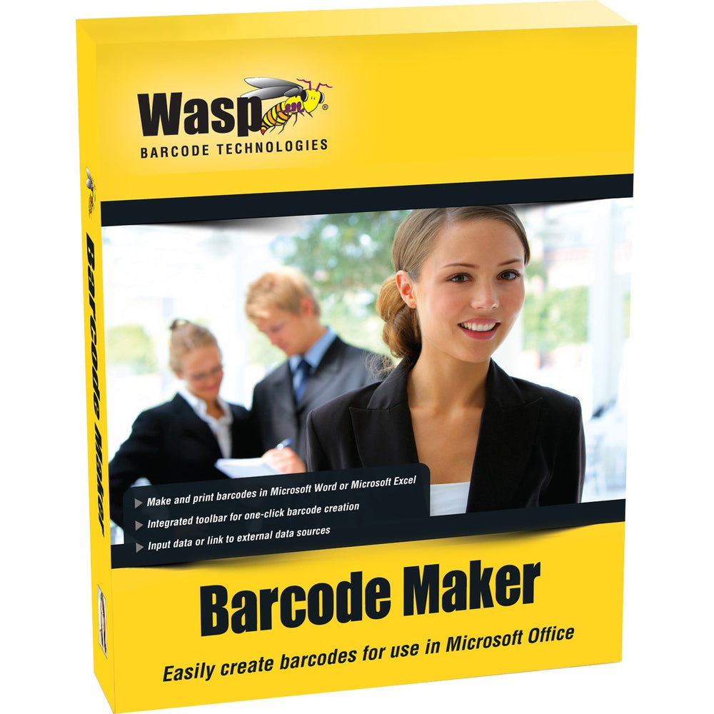 Wasp Barcode Maker Software (1D Barcode Generator for Word & Excel)