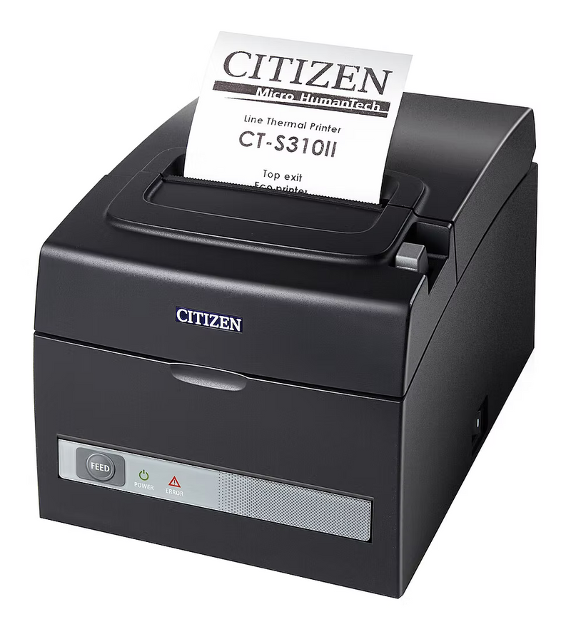 Citizen CT-S310II-U-BK USB/Serial 80mm Thermal Receipt Printer