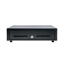 Star Micronics Open Box, Star Micronics, Cash Drawer, CD3-1616BK58-S2, Cash Drawer, Black 16WX16D, Printer Driven, 5BILL-8COIN, 2 Media Slots, Cable Included, Ncnr, - official Star Micronics product image