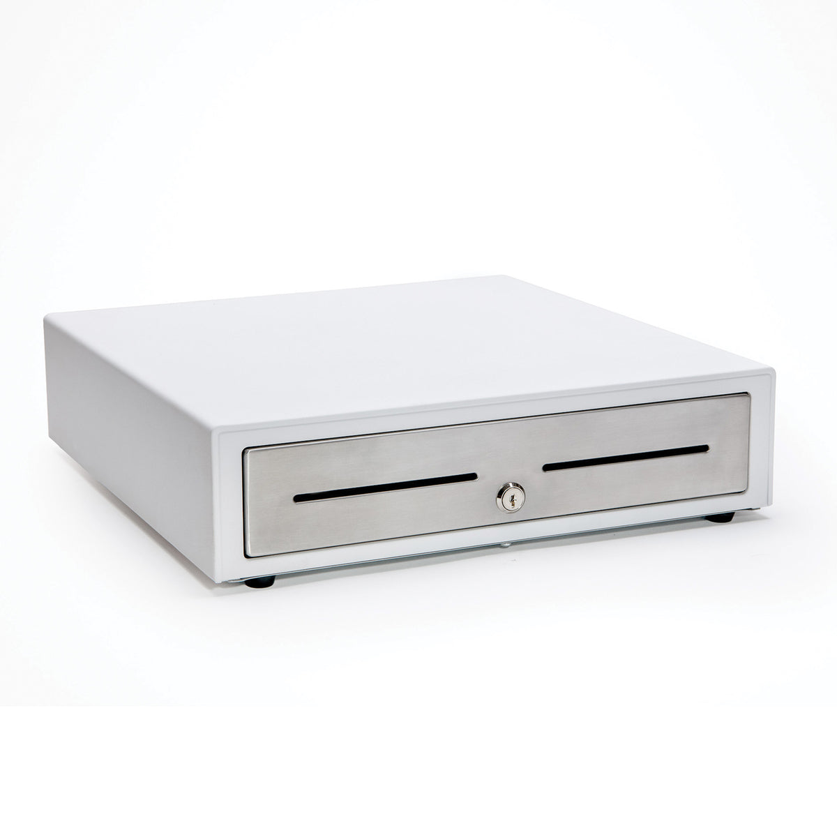 Star Micronics Cash Drawer, CD4-1616WT58-S2, Choice Cash Drawer, White, 16WX16D, Printer Driven, 5BILL-8COIN, 2 Media Slots, Cable Included - 37968050 - official Star Micronics product image