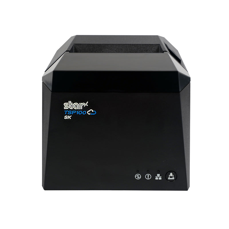 Star Micronics TSP143IV SK Sticky Linerless Label Printer, USB-C + Ethernet (39473310) - official Star Micronics product image