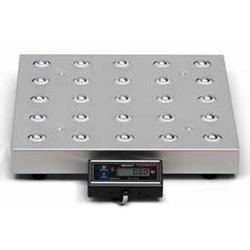 Avery Weigh-Tronix 7880 AWT05-508660 Legal for Trade 18 x 18 Shipping Scale with Ball Top 150 lb x 0.05 lb - AWT05-508660