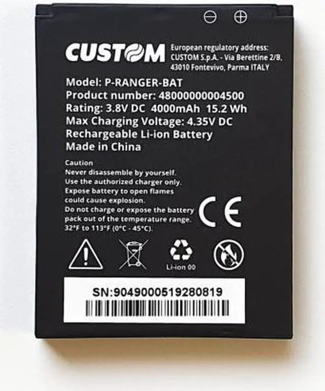 Custom America, Accessory, Spare Battery, 4000MAH, for P-Ranger