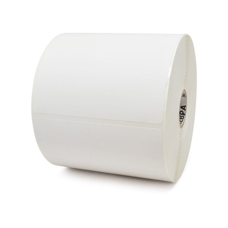 Zebra Z-PERFORM 2000T Paper Label, Thermal Transfer, 4" X 6", 1" Core, 5" Od, 460 Labels per Roll, Perforated, 6 Rolls per Case, Priced per Case -...